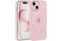 FNTCASE for iPhone 15/14/13 Case, Fit for Magsafe, Glass Screen Protector | Translucent Matte, Magnetic Phone Cases, 14FT Military Grade Drop Prote...