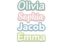 Custom Name Stickers for Water Bottles - Personalized Waterproof Vinyl Name Labels for Cups, Tumblers, Helmets, Laptop, Servers, Cars and Daycare (...