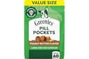 Greenies Pill Pockets Large Size Dog Treats, Peanut Butter, 15.8 oz | Vet-recommended, capsule size, low calorie, odor masking, stress- and mess-fr...