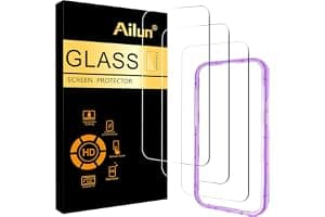 Ailun 3 Pack Screen Protector for iPhone 17 Pro Max, Tempered Glass | 6.9 inch, Installation Frame, Sensor Protection, Dynamic Island Compatible, C...