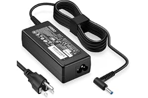 Charger Compatible with HP Laptop Computer 65W 45W Smart Blue Tip Power Adapter