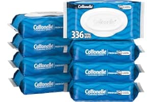 Cottonelle Fresh Feel Flushable Wipes, 8 Packs, 42 Wipes per Pack