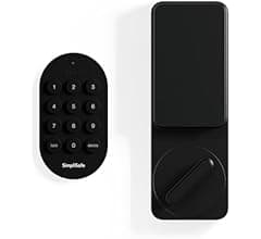 SimpliSafe Smart Lock Series 2 (Black) for The Gen 3 Home Security System