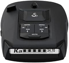Cobra RAD 490i Laser Radar Detector – New Model with Long Range Detection, Bluetooth, Apple CarPlay and Android Auto Compatible, LaserEye Front and...