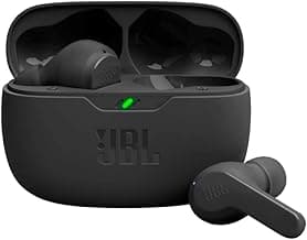 JBL Vibe Beam - True Wireless JBL Deep Bass Sound Earbuds, Bluetooth 5.2, Water & Dust Resistant, Hands-Free Call with VoiceAware, Up to 32 Hours o...