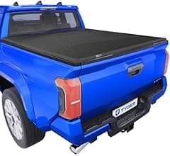 Tyger Auto T3X Soft Tri-Fold in Fabric Truck Bed Tonneau Cover Compatible with 2024-2026 Toyota Tacoma (Only Fits Models with Factory Deck Rail Sys...