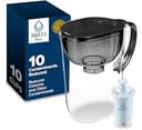 Brita Large 10 Cup Water Filter Pitcher, 1 BritaPlus Filter, Everyday, Black (Package May Vary)