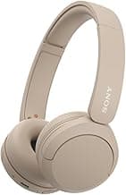 Sony WH-CH520 Wireless On-Ear Bluetooth Headphones with Mic, Cappuccino | Comfortable Lightweight Design, Up to 50 Hrs Battery with Quick Charging,...