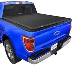 Tyger Auto T3X Soft Tri-Fold in Fabric Truck Bed Tonneau Cover Compatible with 2021-2026 Ford F-150; Lightning | 5.5' (67") Bed | TG-BC3F1064X