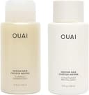 OUAI Medium Hair Shampoo and Conditioner Set - Sulfate-Free Shampoo and Conditioner for Women & Men - Made with Keratin, Shea Butter & Avocado Oil ...