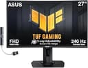 ASUS TUF 27" 240Hz FHD Curved Gaming Monitor with Adjustable Tilt/Swivel/Height, Adaptive-sync, AMD FreeSync Premium, VESA Mount, HDMI, Displayport...