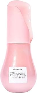 Glow Recipe Watermelon Niacinamide Dew Drops, Travel Size, Korean Niacinamide Serum Drops, Hydrating Face Serum + Primer & Liquid Highlighter, Hyaluronic Acid, Dewy Glow (15ml)