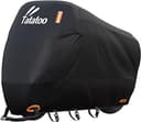 Motorcycle Cover Waterproof Outdoor, 300D Heavy Duty, UV & Rain Resistant, Windproof with 3 Buckles, Fits Most Motorcycles, Cruisers, Sportbikes, D...