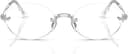Ray-Ban Unisex A$ap Rocky Rx3929v Wired Metal Collection Oval Prescription Eyewear Frames