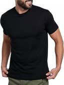 Men's T-Shirts Soft Cotton Blend Crew Neck Tee S - 4XL Athletic Fit Plain & Logo Basic T-Shirt for Men