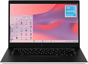 Samsung 14" Galaxy Chromebook Go Laptop PC Computer, Intel Celeron N4500 Processor, 4GB RAM, 64GB Storage, ChromeOS, XE340XDA-KA2US, Student Laptop...
