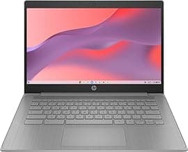HP 2023 Chromebook Laptop, 14 Inch Display, Intel Celeron N4120 Processor, 4GB RAM, 64GB eMMC, Intel UHD Graphics 600, WiFi, Bluetooth, Chrome OS, ...