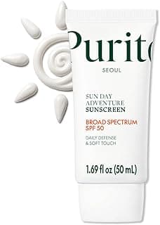 PURITO Korean Sunscreen SPF 50 | Lightest Texture, No White Cast, Broad Spectrum UVA/UVB | Oil-Free, Vegan, For All Skin Types | Daily Lightweight ...