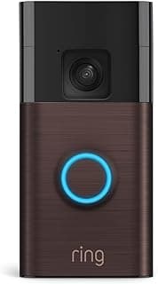 Ring Battery Doorbell, Home or business security with Head-to-Toe video, Live View with Two-Way Talk, and Motion Detection & Alerts, Venetian Bronze