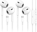 2 Pack-USB C Headphones for iPhone 17/16/15 Pro Max Plus Type C Earbuds with Microphone & Remote Noise Cancelling Earphones for iPhone 17/16/15 Pro...