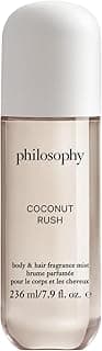 philosophy hair and body mists – long-lasting fragrance mists for women with skin-loving ingredients – hydrates & refreshes for 24 hours – vanilla,...