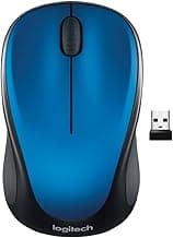 Logitech M317 Wireless Mouse, 2.4 GHz with USB Receiver, 1000 DPI Optical Tracking, 12 Month Battery, Compatible with PC, Mac, Laptop, Chromebook -...