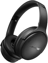 Bose QuietComfort Headphones - Wireless Bluetooth Headphones, Active Over Ear Noise Cancelling and Mic, USB-C Charging, Deep Bass, Up to 24 Hours o...