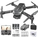 FLYVISTA Cool Mini Drone with Camera for Kids Adults Beginners, 1080P FPV Camera Remote Control Drone for Kids with 3 Batteries, One-Click Take Off...