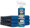 Chemical Guys Hydro Charge Ceramic Spray Coating 16 Fl Oz, with Monster Extreme Microfiber Towels (3 Pack) High Gloss Paint Protection Spray with Thick Plush Towels for Car Wash Drying and Detailing