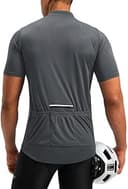 Men's Cycling Jersey Moisture Wicking Short Sleeve UPF Half Zip Bike Road Riding Biking Shirts for Men Zipper Pockets