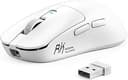 RK ROYAL KLUDGE RK MO3 Wireless Gaming Mouse, 48g Lightweight Computer Mouse, Bluetooth/2.4G/Wired Rechargeable PC Game Mice with Programmable Butt...