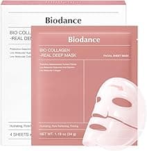 BIODANCE Bio-Collagen Real Deep Mask, Hydrating Overnight Hydrogel Face Mask, Pore Minimizing, Elasticity, Plumping, Travel Essentials & Self Care ...