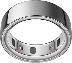 Oura Ring 4 - Silver - Size 9 - Sleep, Activity, Women’s Health, AI Advisor, Up to 8 Days of Battery Life, Size Before You Buy, Android & iOS Compa...