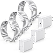 Fast Charger for iPhone 17/16/15 Charger,10FT Extra Long Fast Charging 3Pack Block USB-C to USB C Fast Charging Cable Cord for iPhone Air/17 Pro Ma...