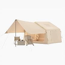 Garvee Inflatable Tents for Camping, Easy Setup Inflatable Hot Tent with Skylight & Stove Jack, Blow Up Tent with Pump, Waterproof Oxford Air Glamp...