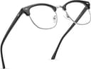 Blue Light Blocking Glasses Vintage Half Frame UV Clear Lens Anti Eyestrain Computer Gaming Glasses for Women Men