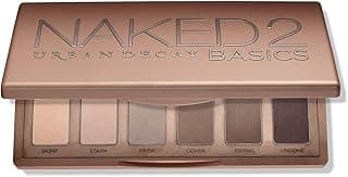 URBAN DECAY Naked 2 Basics Mini Eyeshadow Palette - 6 Matte Nude Shadows, Multi-Use Powder for Eye, Contour, or Brows, Ultra-Blendable Cool-Tone Ne...