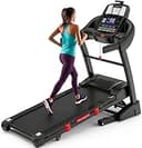 5 HP Folding Treadmill with 0-15% Auto Incline, 10MPH Speed, 400lbs Capacity, Ultra-Wide 51×18 Inch Belt, APP Control, Bonus Fan & Knee Straps for ...