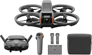 DJI Avata 2 Fly More Combo (3 Batteries), FPV Drones with Camera for Adults 4K, Immersive Experience, One-Push Acrobatics, Built-in Propeller Guard...