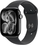 Apple Watch Series 11 [GPS 46mm] Smartwatch with Jet Black Aluminum Case with Sport Band - M/L. Sleep Score, Fitness Tracker, Health Monitoring, Al...