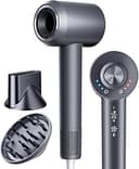 Hair Dryer with Diffuser, Blow Dryer with 160000 RPM Brushless Motor & Negative Ions for Fast Drying, Advanced Heat Control to Prevent Damage, Low-...