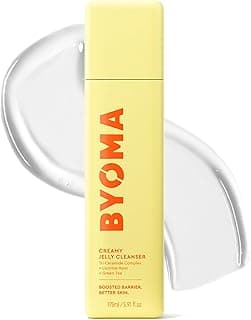 BYOMA Creamy Jelly Cleanser - Hydrating Facial Cleanser for Skin Barrier Repair -Tri-Ceramide Face Wash for Sensitive Skin & All Skin Types - Gentl...