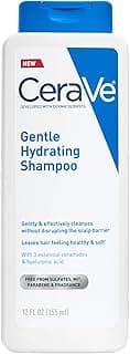 CeraVe Gentle Hydrating Shampoo, With Ceramides, Niacinamide & Hyaluronic Acid For Soft, Healthy Looking Hair & Scalp, Sulfate Free & Color Safe Sh...