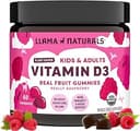 Llama Naturals Vitamin D3, Vegan, Organic Immune Support Supplement, Vitamin D Gummies for Adults and Kids, Real Fruit Gummy Vitamins, Promotes Bon...