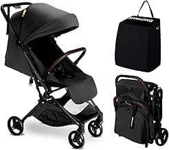 MAMAZING Ultra Air Lightweight Baby Travel Stroller with Carbon Fiber Frame, Compact & Airplane-Friendly, One-Handed Fold, 11.6 lbs, Perfect for To...