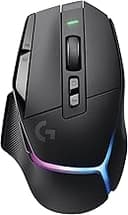 Logitech G502 X Plus Wireless Gaming Mouse - Lightspeed Optical, LIGHTFORCE Switches, LIGHTSYNC RGB, Hero 25K Sensor for PC/Mac - Black