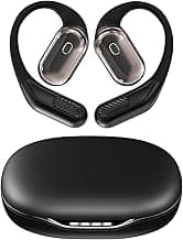 Open-Ear Headphones, Over Ear Earbuds with Ear Hooks, True Wireless Bluetooth Earphones with Microphone, Touch Control, Clear Calls, 60H Playtime, ...