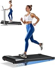 DeerRun Under Desk Walking Pad Treadmill for Home & Office, 6% Manual Incline, 2.5 HP, 0.6–3.8 MPH Walking Speed, 300 lb Capacity, App & Remote Con...