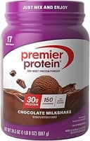 Premier Protein Powder, Chocolate Milkshake, 30g Protein, No Added Sugar, 100% Whey Protein, Keto Friendly, Soy & Gluten Free, 24.5 oz, 17 Servings...