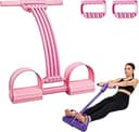 Foot Pedal Resistance Band, 2026 New Upgrate 8 Tube Exercise Band 3‑in‑1 Multi-Function for Foot Pedal Pull, Back Stretch & Chest Expand, Portable ...